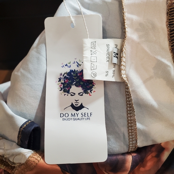 Art Printed Corset Camisole w Front Snaps - Picture 5 of 5